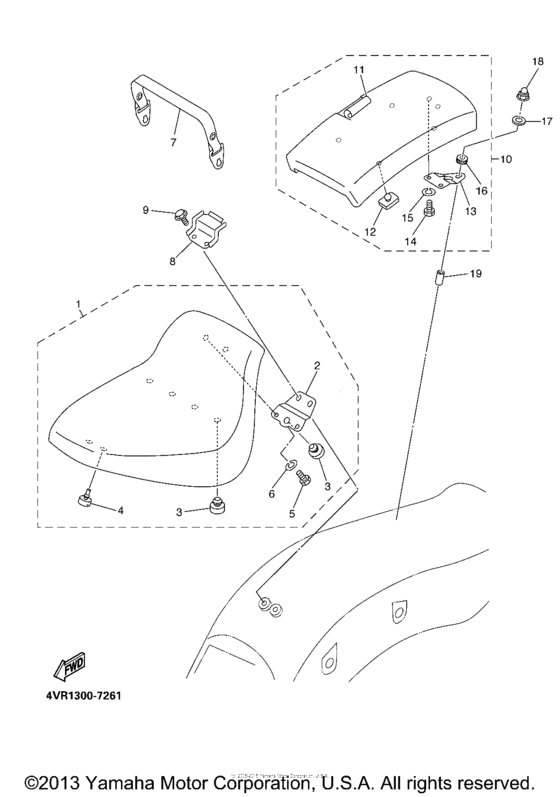 XVS650 Сиденье