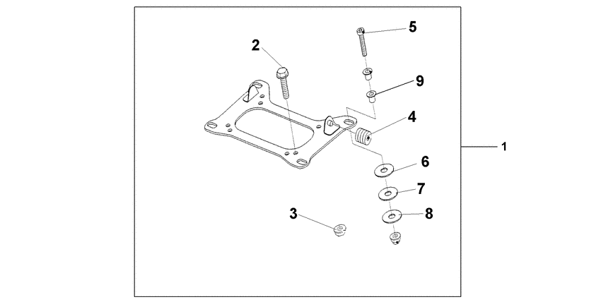 CBF500 Carrier bracket