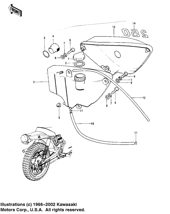 Side cover/oil tank