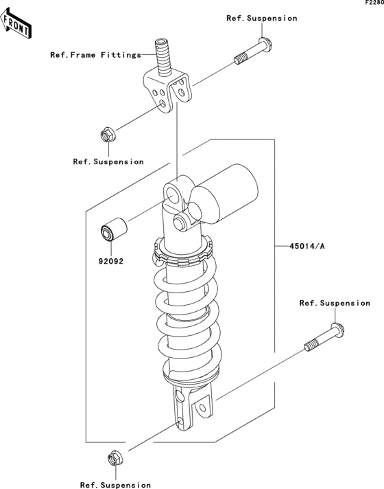 ZX1000 Амортизатор