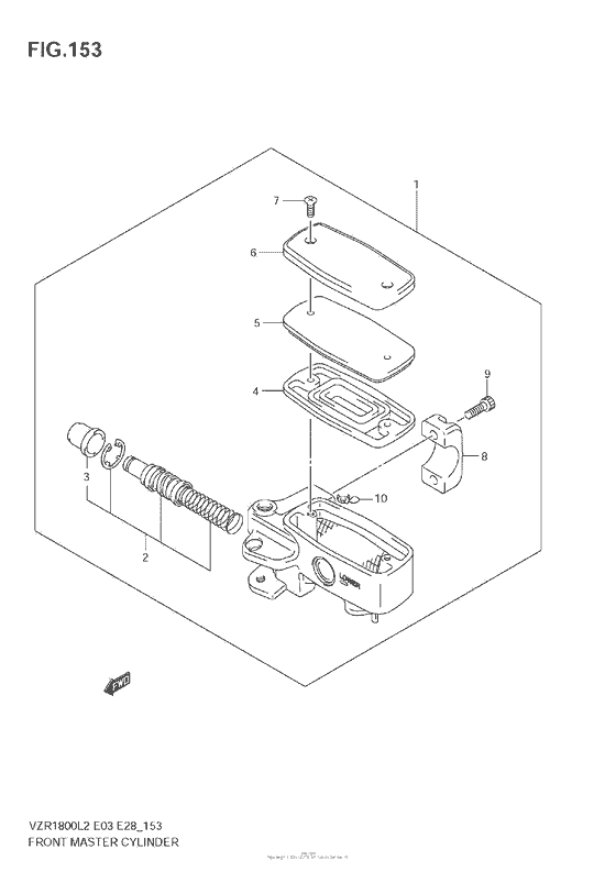 Front Master Cylinder (Vzr1800Z L2 E03)