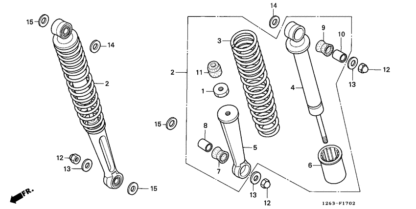 Rear cushion