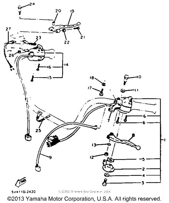 Handle switch-lever