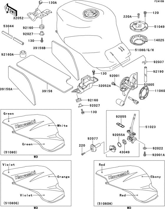 Fuel tank(zx900-b3)
