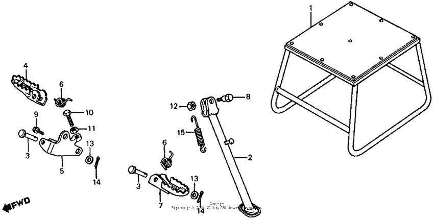 CR60R Stand + step 84