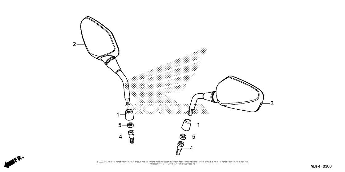 CTX700N Зеркало
