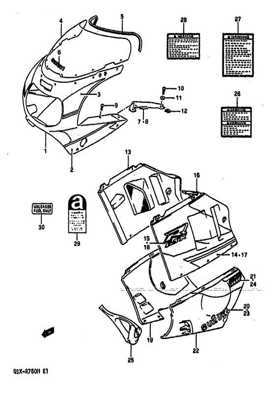 Cowling body