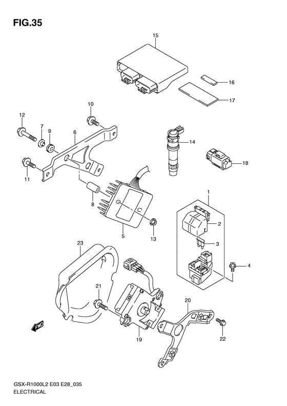 GSX-R1000 Equipo electrico