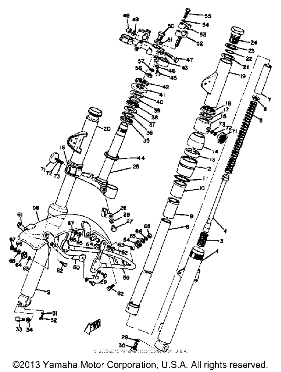 Front fork - front fender
