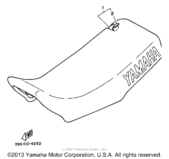 YZ80N Сиденье