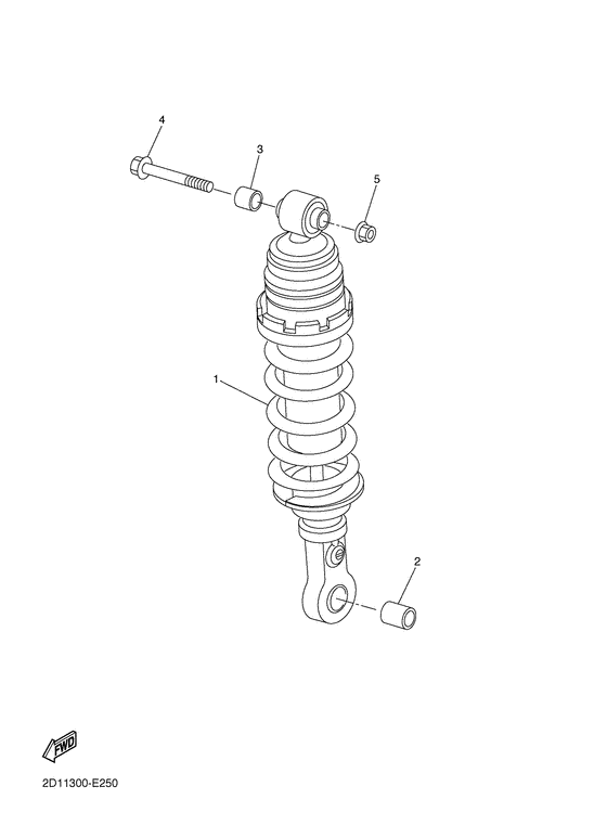 FZ1-N Задняя подвеска