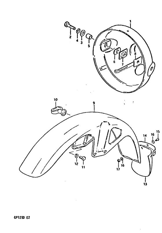 Headlamp housing - front fender