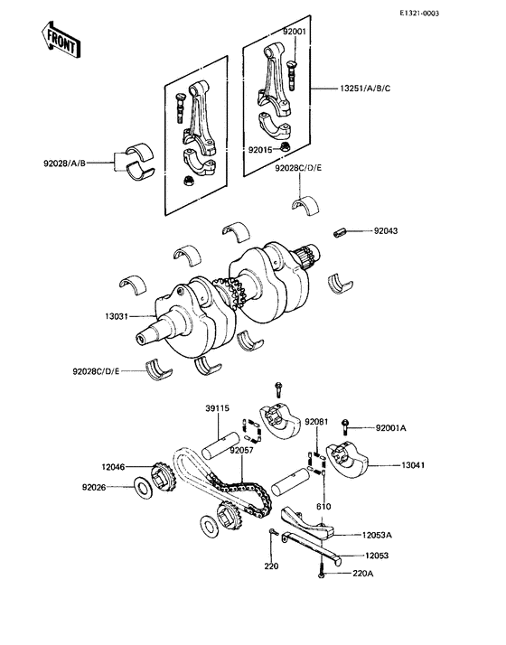 Crankshaft/balancer