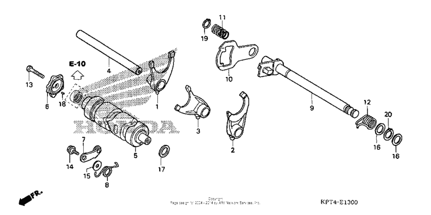 Gearshift drum (1)