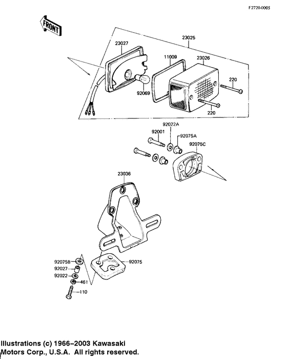 Taillight unit ass`y
