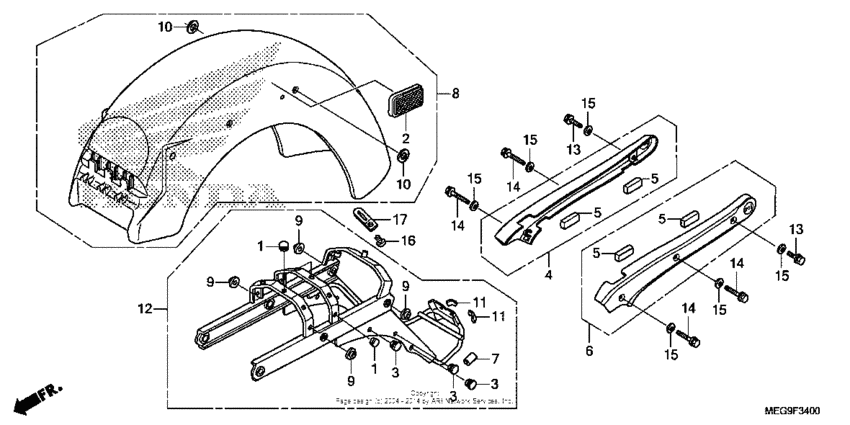 Rear fender (1)
