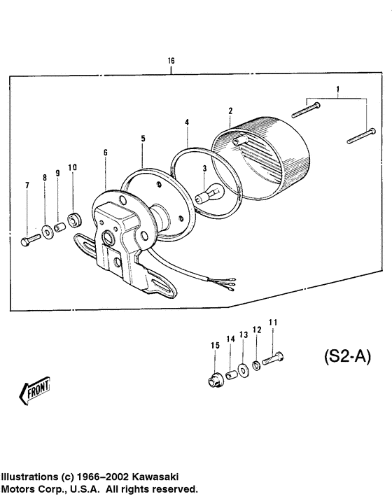 Taillight unit ass`y