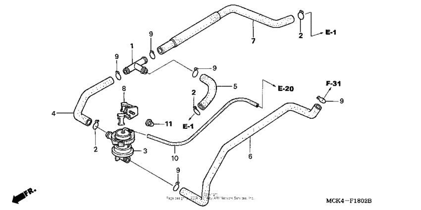 Air injection control + valve