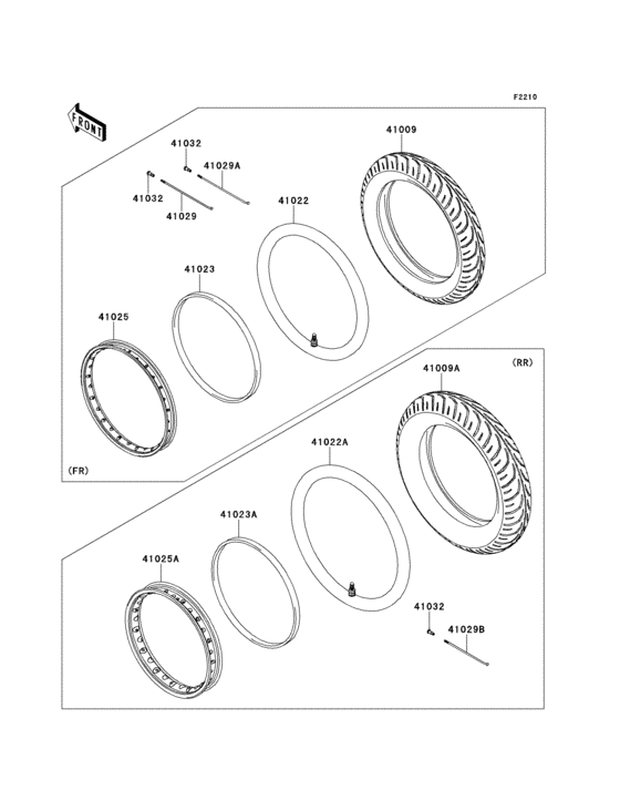 KLX125 Покрышки