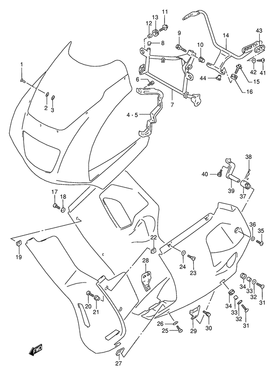 Cowling installation parts