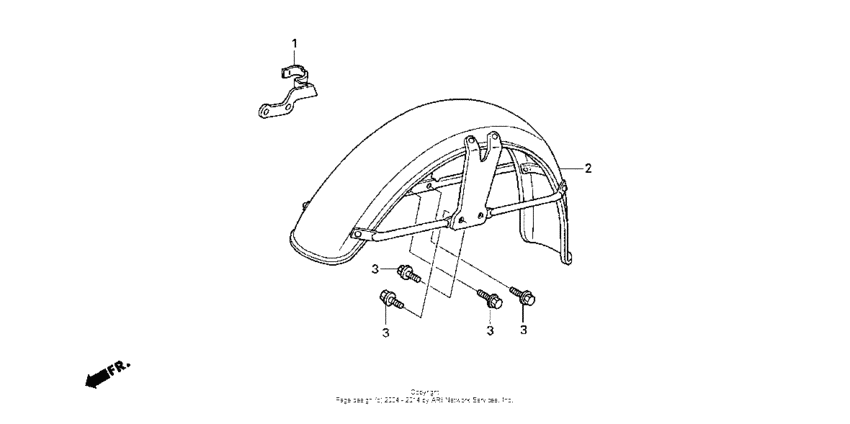CB50 Переднее крыло