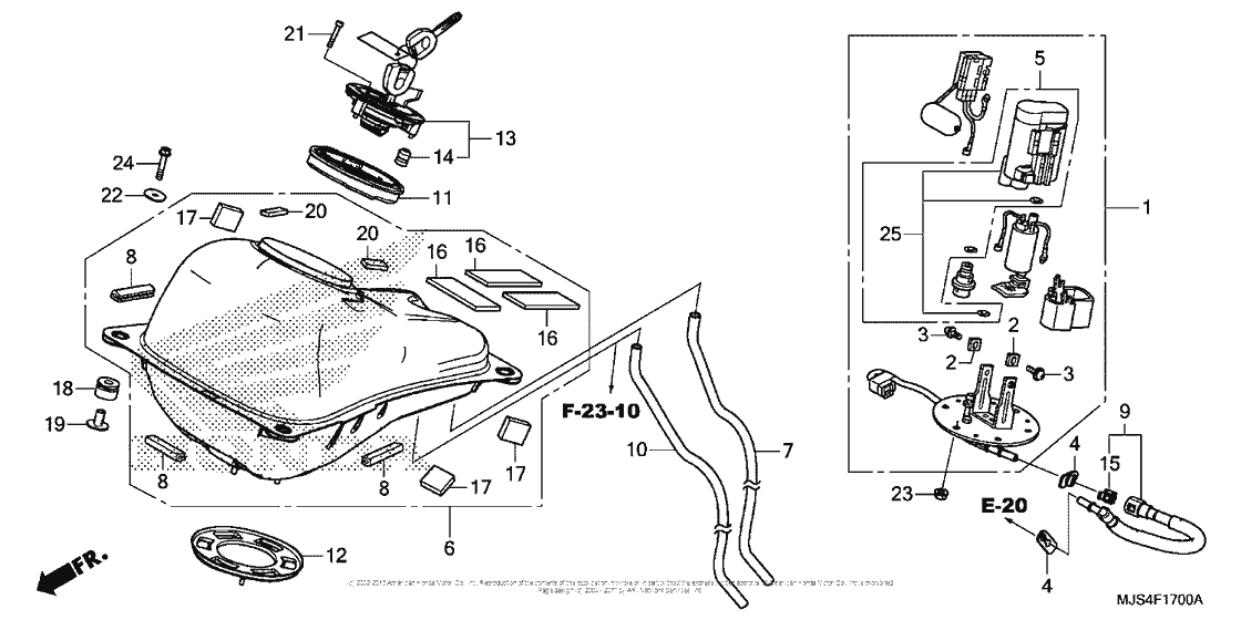 Fuel Tank + Fuel Pump