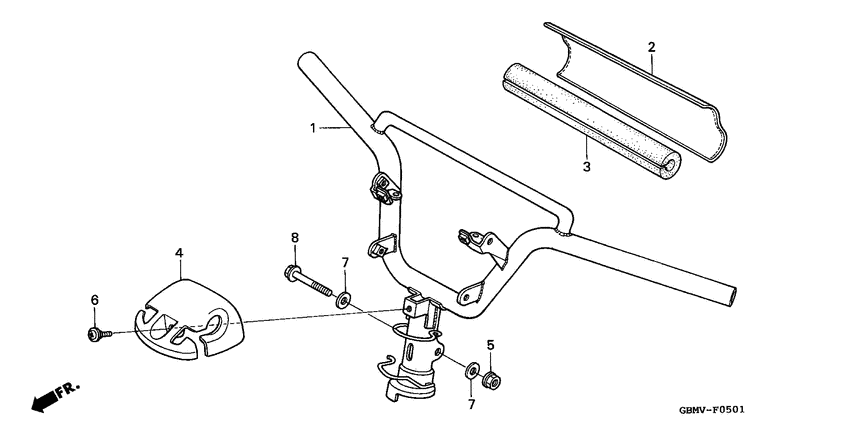Steering handle/ handle cover