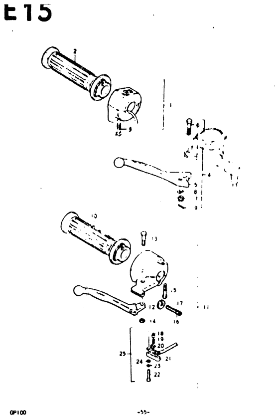 Right handle switch