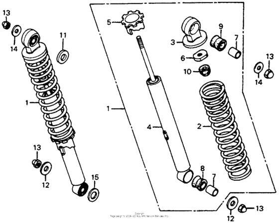 Rear shock absorber 79