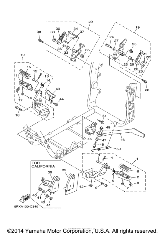 XV17PCSC Подножки