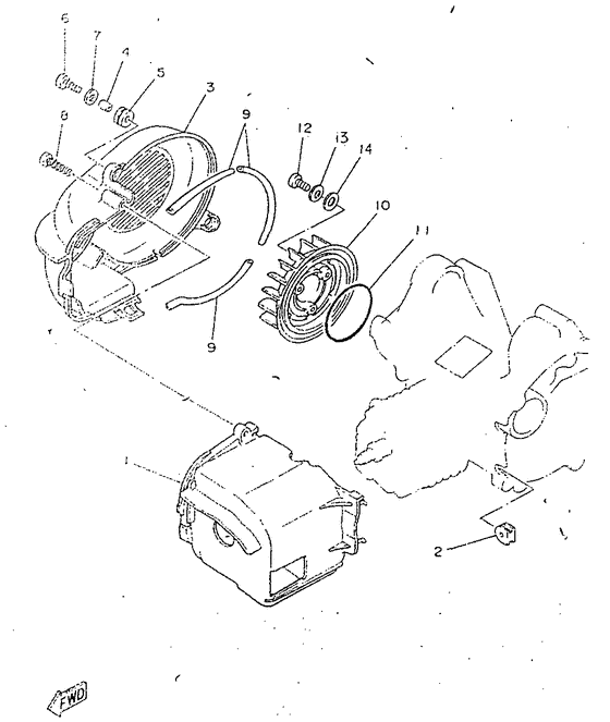 Air shroud. fan