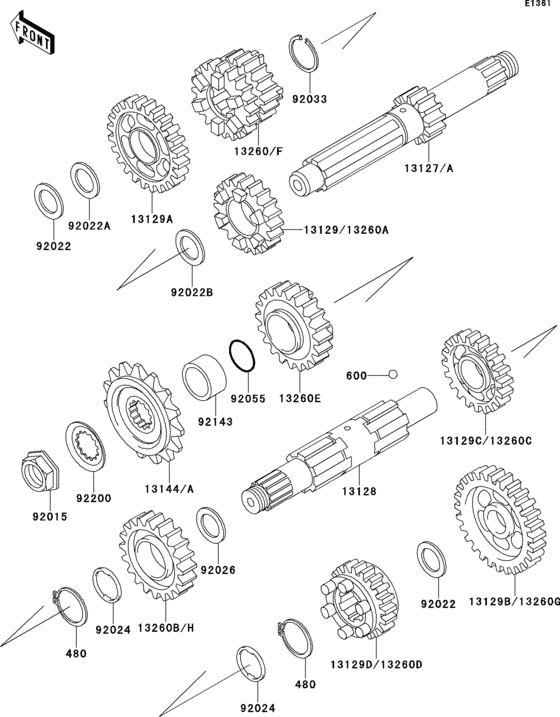 VN800 Трансмиссия