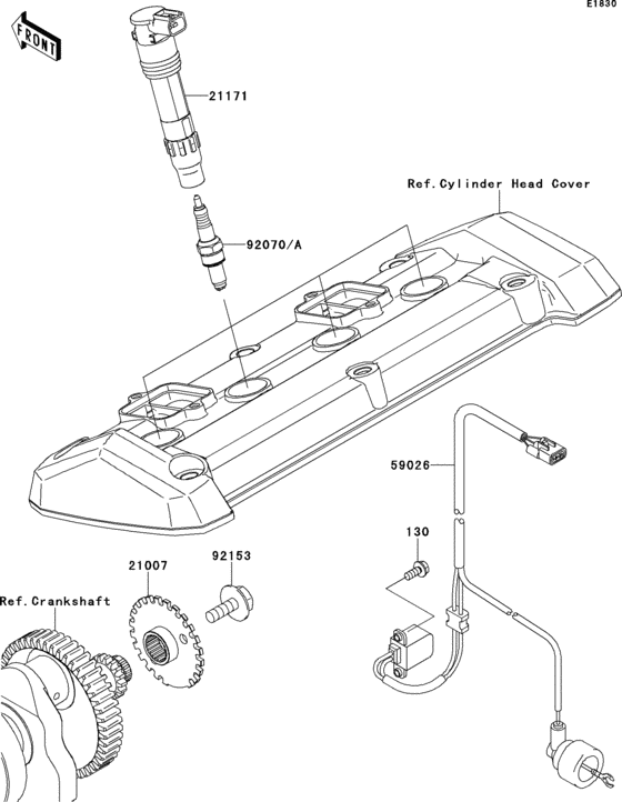 ZR800 Система зажигания