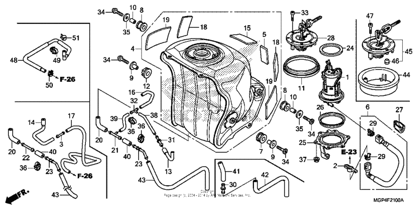 Fuel tank + fuel pump