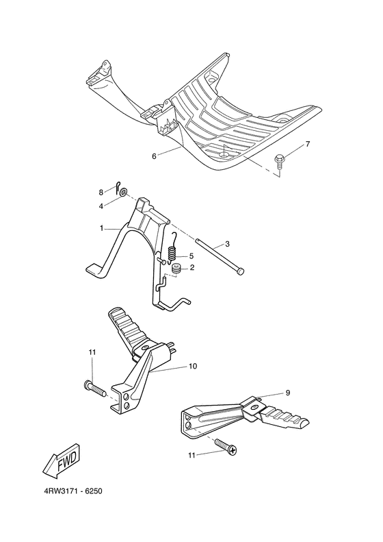 Stand & footrest