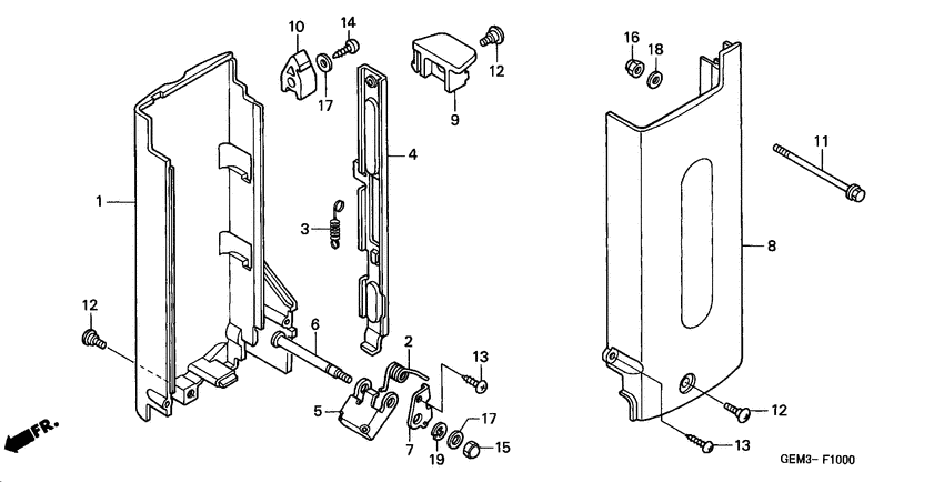 Battery case cover