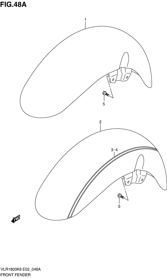 VLR1800 Переднее крыло