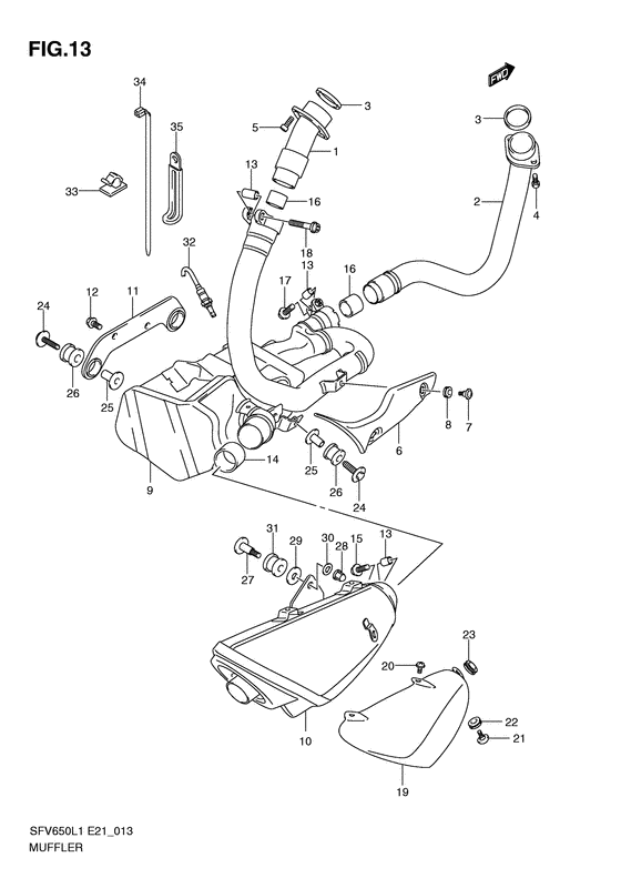 Muffler comp