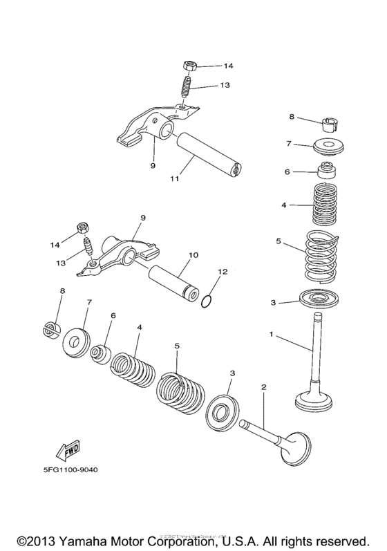 TTR225MC Клапана