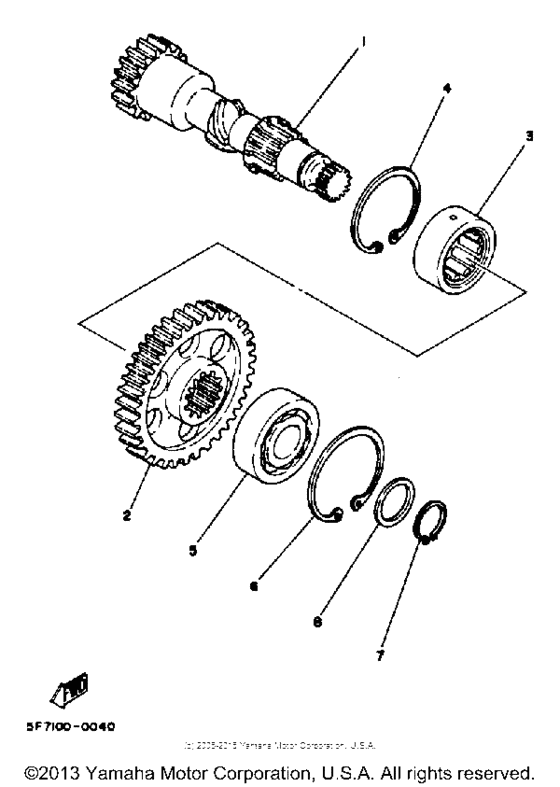 Counter shaft