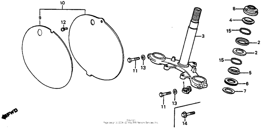 Steering stem 80-81