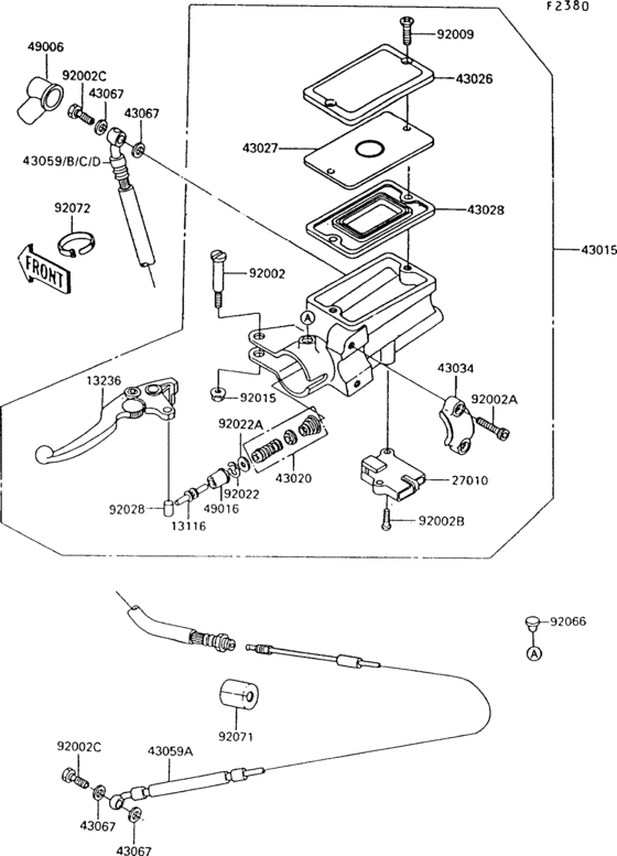 ZG1000 Цилиндр сцепления