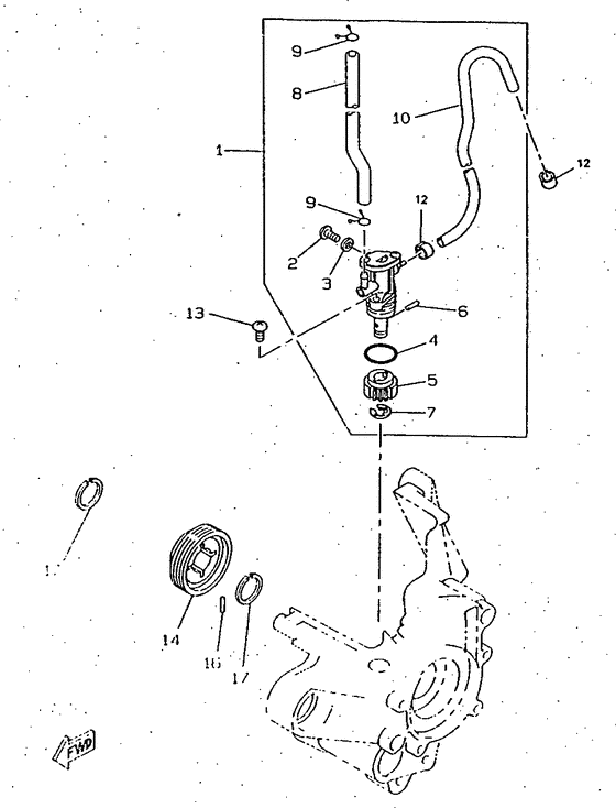 CW50RS Масляный насос