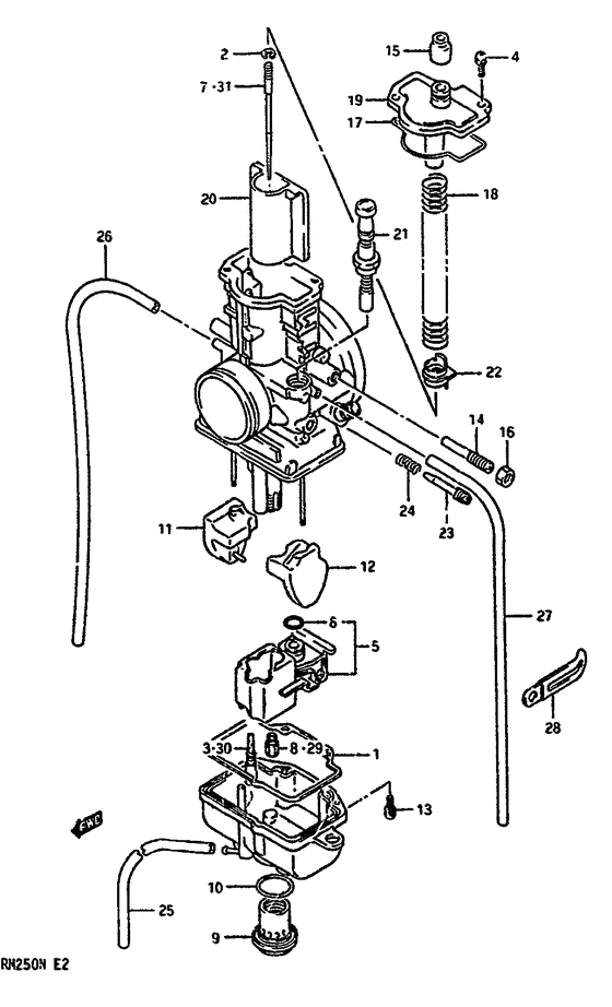Carburetor assy