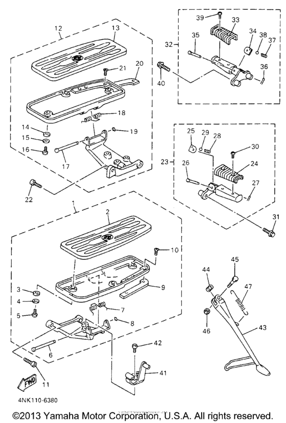 XVZ13AH Подножки
