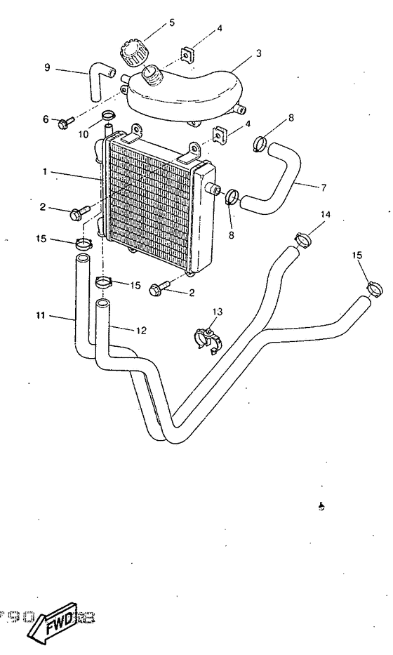 Radiateur durits