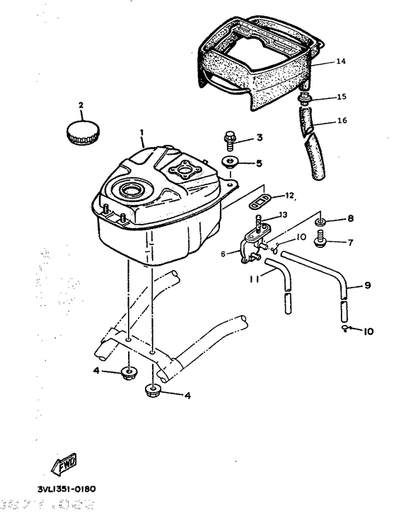 CW50 Топливный бак