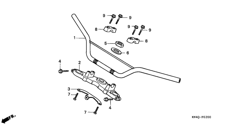 Handle pipe/top bridge