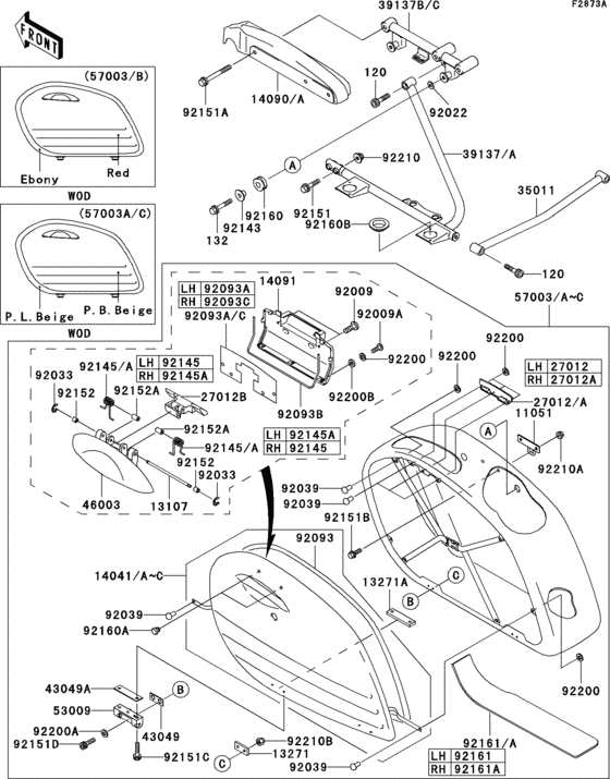 Saddlebags(1/2)(vn1500-l3)