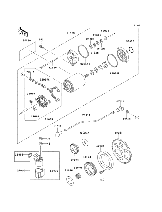 VN400 Стартер